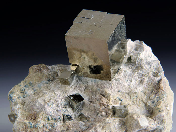 Pyrit aus Navajun, Spanien