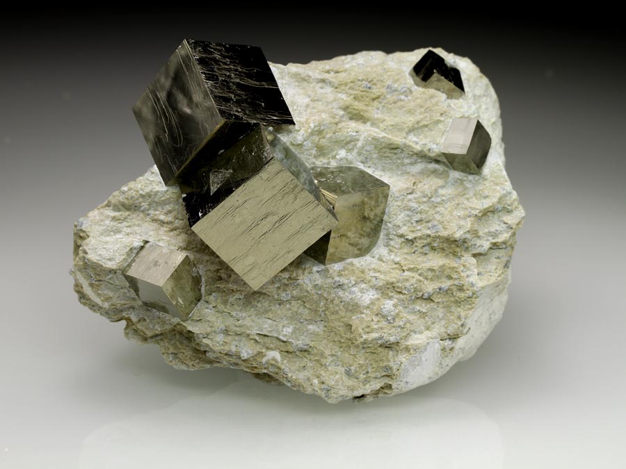 Pyritstufe aus Spanien, Navajun