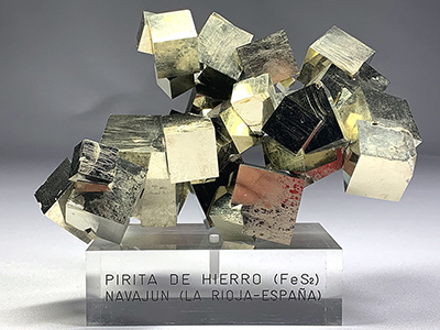Pyritskulptur in Museumsqualität